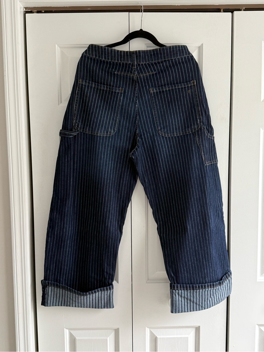 Anthropologie Pilcro Pinstripe Wide-Leg Jeans - Picture 5 of 6
